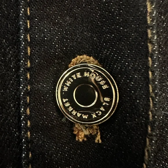 White House Black Market Dark Denim Dress - Picture 5 of 8